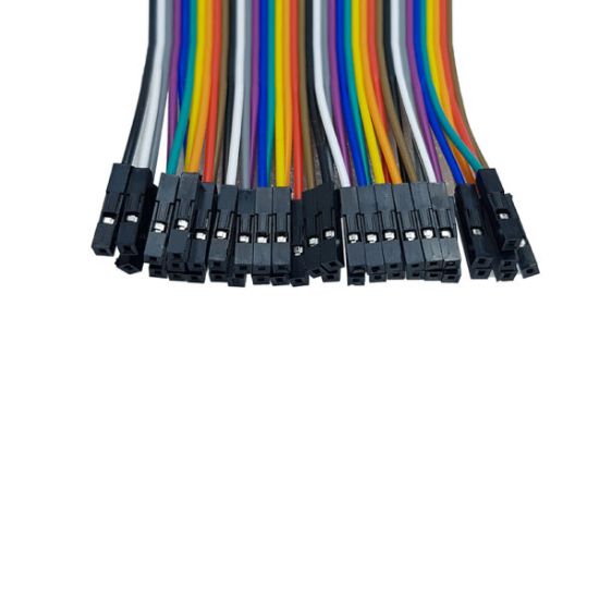 سیم جامپر و برد بورد 20 سانت 40 رشته ماده به ماده