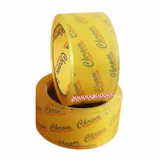 نوار چسب کرومchrom کرمی ۳۵ میکرون ۹۰ یارد