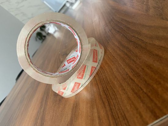 نوار چسب تحریر تاپرول قرمز ۴۵ میکرون ۷۲ یارد