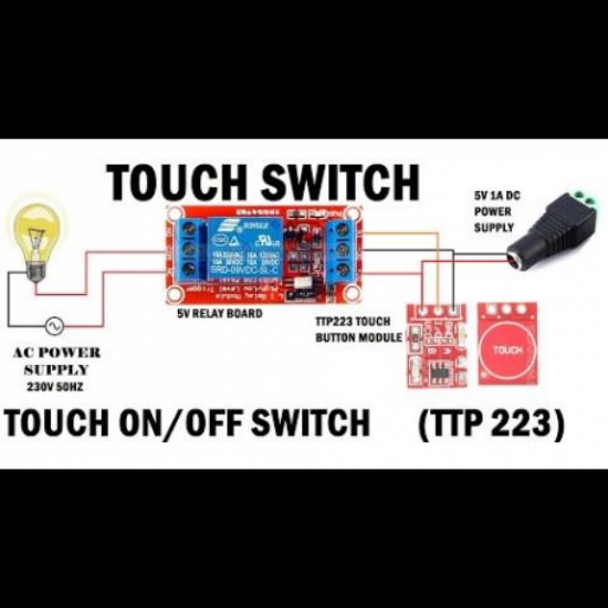 ماژول سنسور تاچ خازنی Mini TTP223
