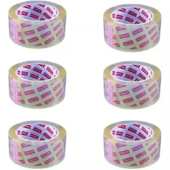 نوار چسب تاپرول بنفش ۵۳ میکرون ۹۰ یارد(کارتنی)چسب پهن کریستال به پهنای ۵ سانت