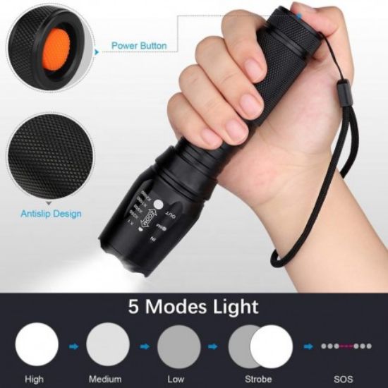 چراغ قوه پلیسی XPE زوم دار مارک UltrtaFire