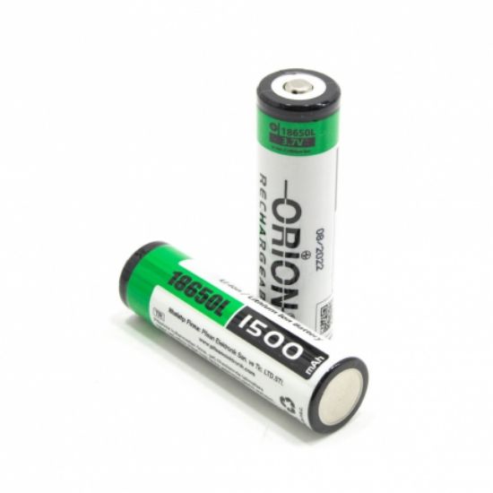باتری لیتیوم یون 3.7v سایز 18650 1500mAh مارک ORION