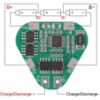 ماژول شارژ و دشارژ BMS باتری لیتیومی 3 سل 8 آمپر مدل HX-3S-03