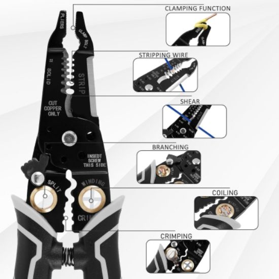 سیم لخت کن حرفه ای چندکاره 8 اینچ