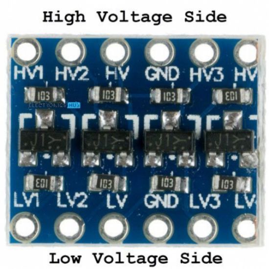 مبدل منطقی 5 به 3.3 ولت لاجیک کانورتر - Logic Level Converter 5V to 3.3V