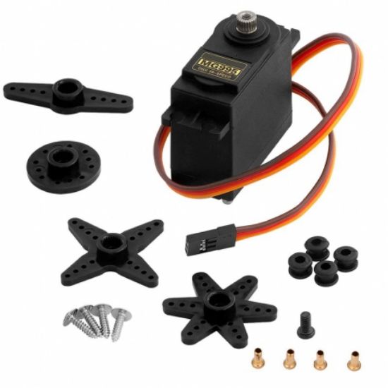 سروو موتور دنده پلاستیکی MG995 توان 13 کیلو - 180 درجه