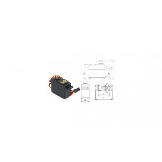 سروو موتور دنده پلاستیکی MG995 توان 13 کیلو - 180 درجه