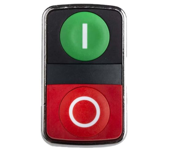 استارت استوپ دوبل فلزی 1NO+1NC اشنایدر الکتریک schneider