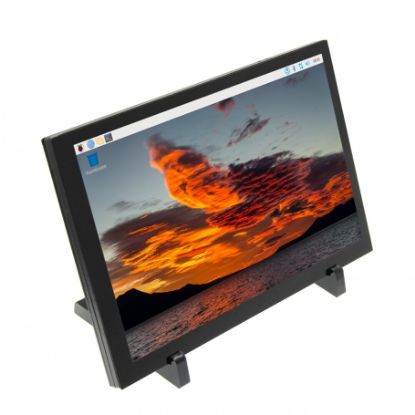 نمایش جزئیات برای نمایشگر 10.1 اینچ IPS رنگی با تاچ خازنی 1280x800 با ورودی HDMI مخصوص رزبری پای