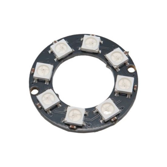 ماژول LED RGB تمام رنگ 8 بیتی WS2812 دایره ای