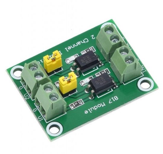 ماژول ایزولاتور2 کانال اپتوکوپلری PC817