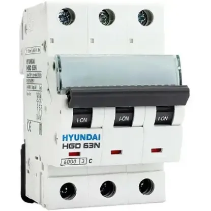 کنتاکتور کلید مینیاتوری سه فاز هیوندای HGD 63N 3P-2-63 آمپر